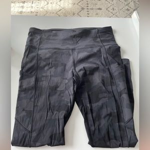 Lululemon fast and free leggings 25”